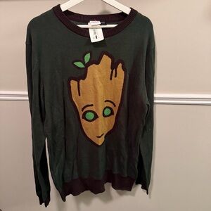 Marvel Guardians of the Galaxy Groot Face Sweater XL